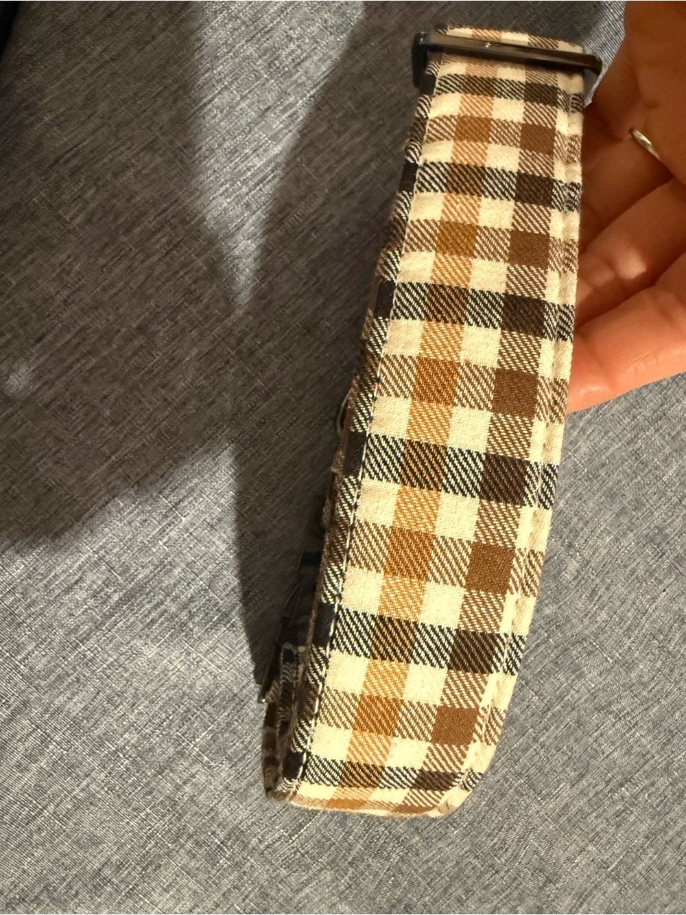 Plaid Dog Collar NWOT - Picture 6 of 8